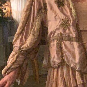 MAGNOLIA PEARL CROPPED VINTAGE JACKET EXQUISITE DETAIL REVERSIBLE